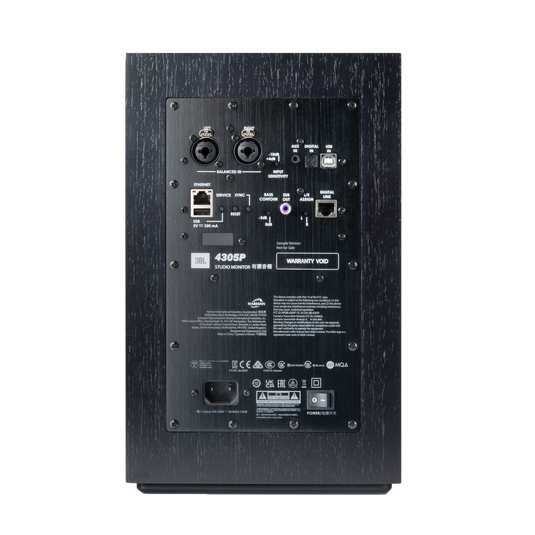 4305P Studio Monitor - Black - Powered Bookshelf Loudspeaker System - Detailshot 2 image number null